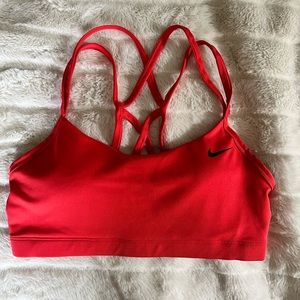 Red Nike Sports Bra